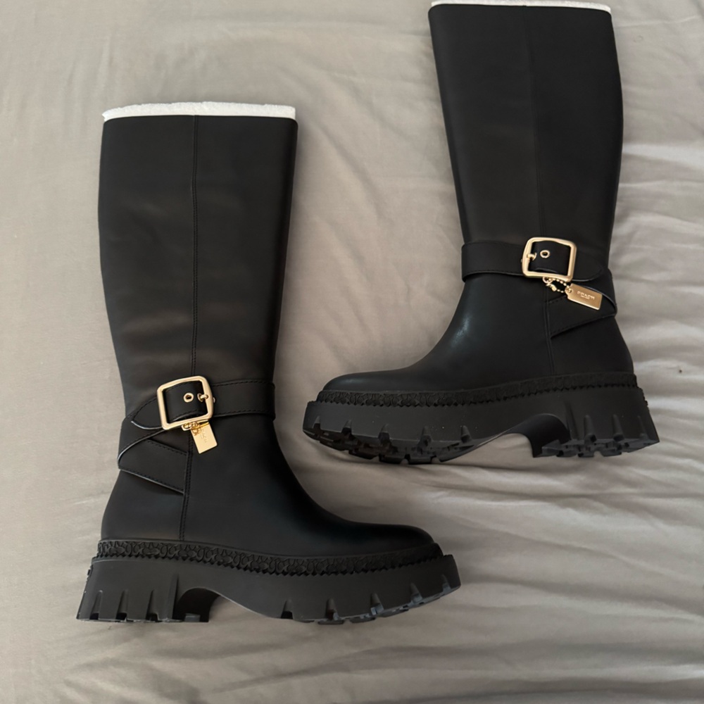 Coach Leather Boots